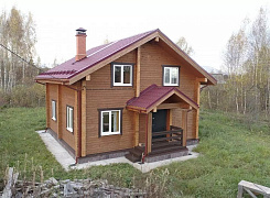 Двухэтажный дом из бруса камерной сушки 0 Двухэтажный дом из бруса камерной сушки 0