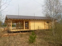 Объект №45Д: домокомплект одноэтажного дома с террасой и кухней-гостиной 1